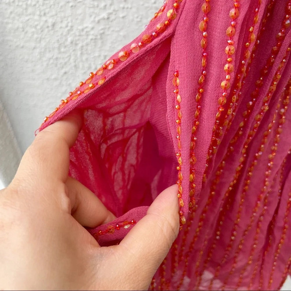 Free People beaded halter top tunic top - Picture 7 of 8